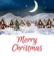 Composite image of merry christmas