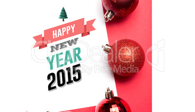 Composite image of happy new year