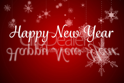 Composite image of happy new year