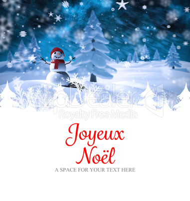 Composite image of joyeux noel Composite image of joyeux noel