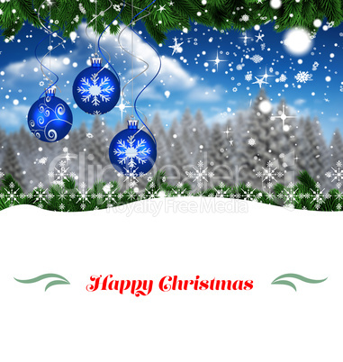 Christmas greeting card