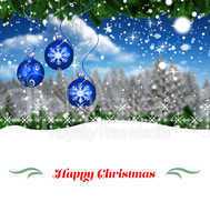 Christmas greeting card