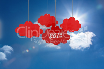 Composite image of 2015 red cloud tags