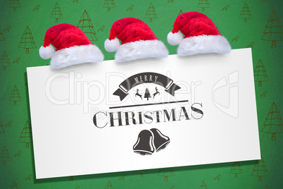 Composite image of christmas message