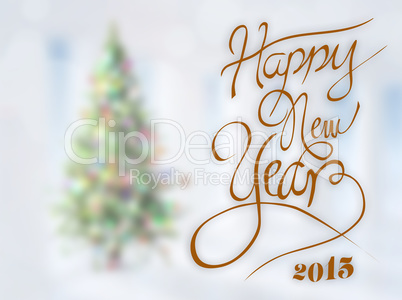 Composite image of happy new year message