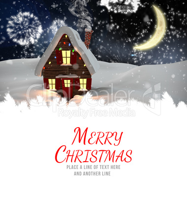 Composite image of merry christmas