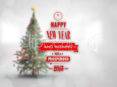 Composite image of happy new year message