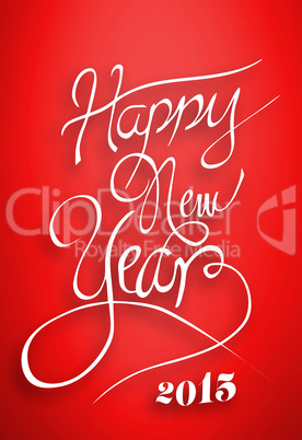 Composite image of happy new year message