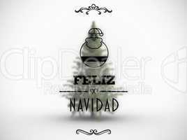 Composite image of feliz navidad banner