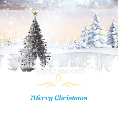 Composite image of christmas card