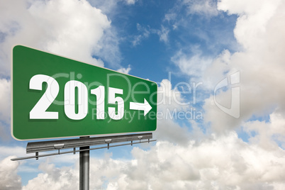 Composite image of 2015 in bold grey