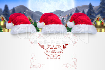 Composite image of  merry christmas message