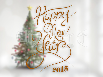 Composite image of happy new year message