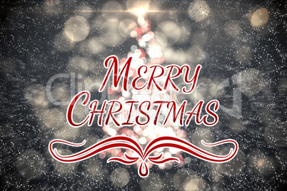 Composite image of merry christmas