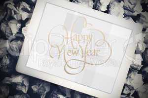 Composite image of happy new year