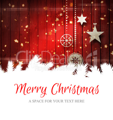 Composite image of merry christmas