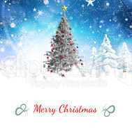 Composite image of christmas card