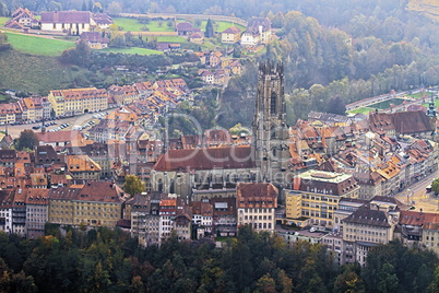 Cathedral of St. Nicholas in Fribourg, Switzerland