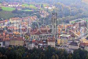 Cathedral of St. Nicholas in Fribourg, Switzerland