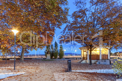 Rousseau island, Geneva, Switzerland