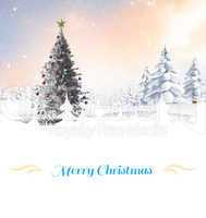 Composite image of christmas card