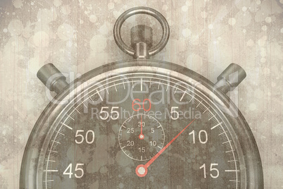 Composite image of stopwatch timing