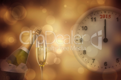 Composite image of 2015 clock