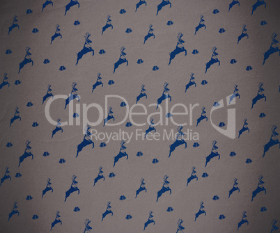 Reindeer pattern wallpaper