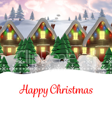 Composite image of happy christmas