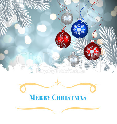 Composite image of christmas card