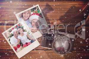 Composite image of christmas memories