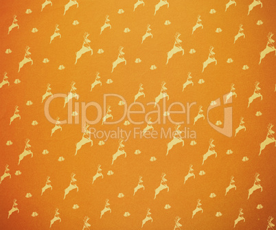 Reindeer pattern wallpaper