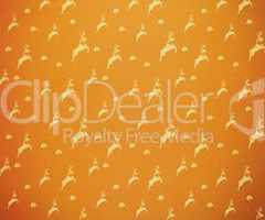 Reindeer pattern wallpaper