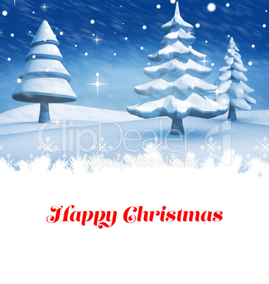 Composite image of happy christmas