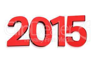 2015 in red letters