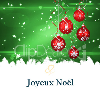 Composite image of Christmas greeting card Composite image of Christmas greeting card