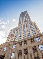 NEW YORK CITY - MAY 23, 2013: The Empire State Building dominate