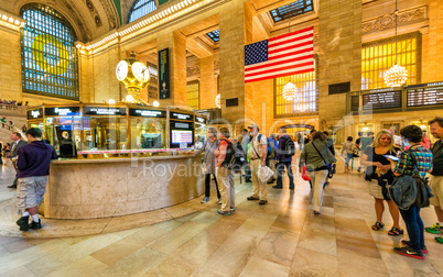NEW YORK CITY - MAY 20: Interior of Grand Central Station on May