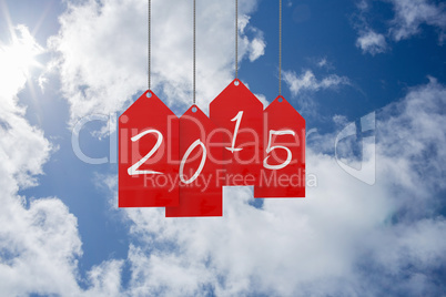 Composite image of 2015 red tags