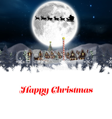 Composite image of happy christmas