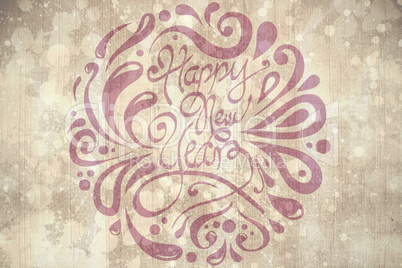 Composite image of elegant happy new year Composite image of elegant happy new year
