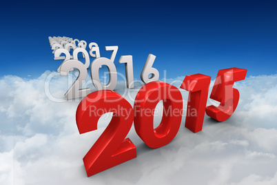 Composite image of 2015 red