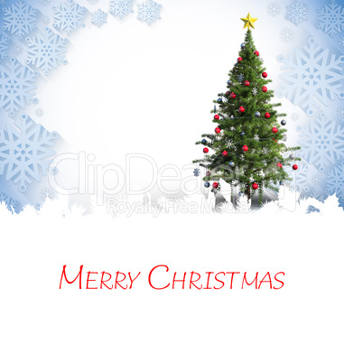 Composite image of merry christmas