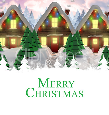 Composite image of merry christmas