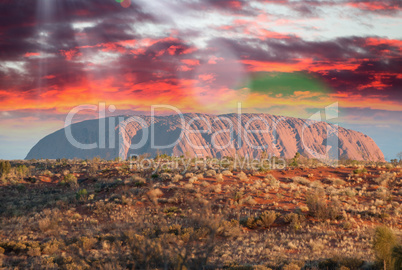 Australian Outback colors in august