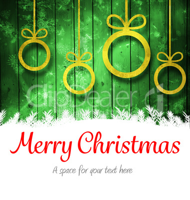 Composite image of merry christmas Composite image of merry christmas