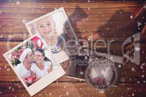 Composite image of christmas memories