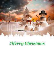 Composite image of merry christmas