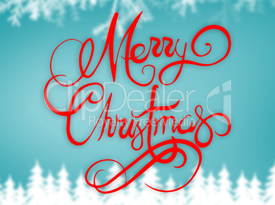 Composite image of merry christmas message