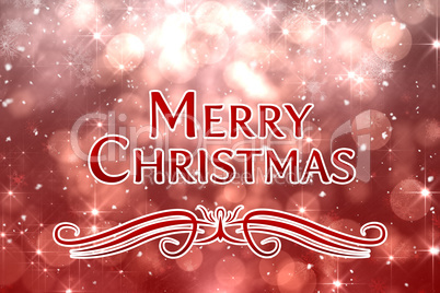 Composite image of merry christmas